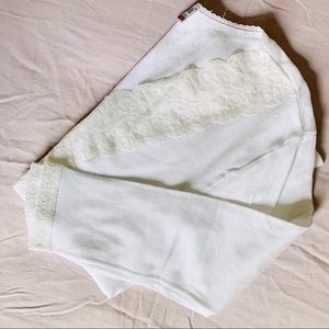 White Long Sleeve Tee